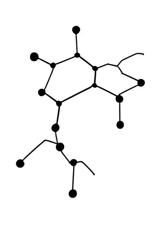 seratonin molecule structure tattoo design idea