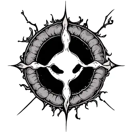 Butthole tattoo design idea