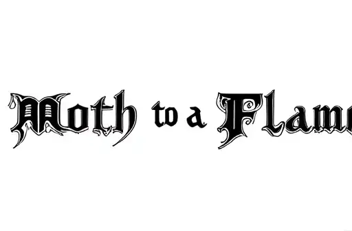 "Moth to a Flame" tattoo design idea