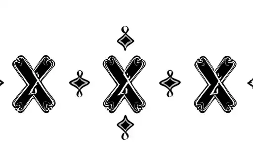 "x X x" tattoo design idea