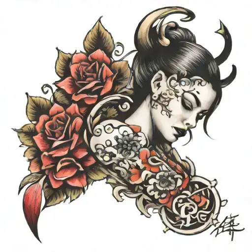 write << Alina >> tattoo design idea
