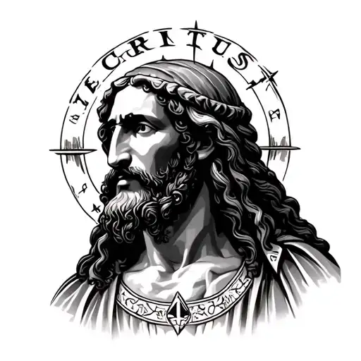 ave CHRISTUS rex tattoo design idea