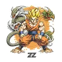 dragon ball z tattoo design idea