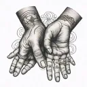 pinky promise you and I tattoo design idea
