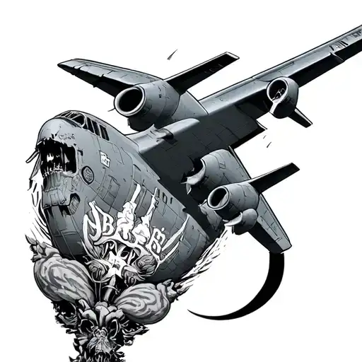 C130 tattoo design idea