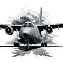 C130 tattoo design idea