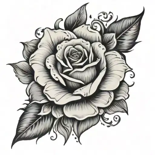 amor tattoo design idea