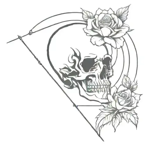 even in death even beyond tattoo design idea