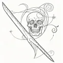 even in death even beyond tattoo design idea