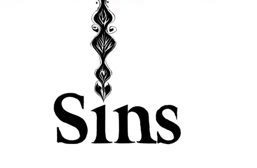 “Sins
" tattoo design idea