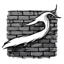 brick wall tattoo design idea