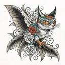 desire tattoo design idea