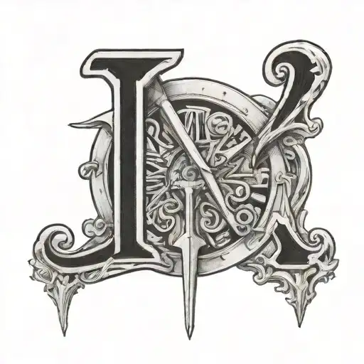2007 roman numerals tattoo design idea