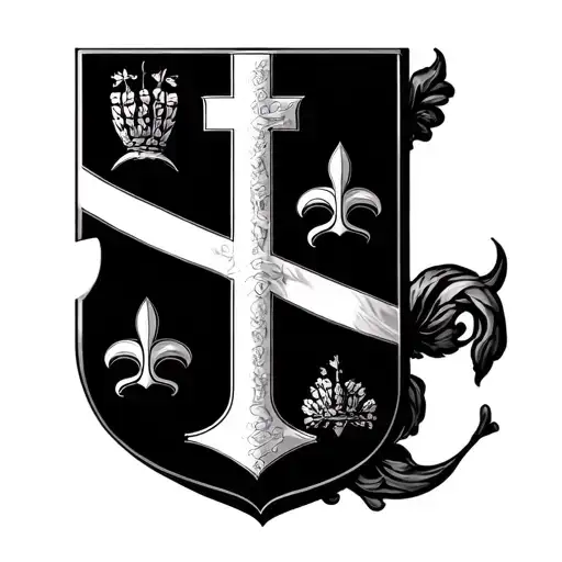 trinacria symbol on the Sicilian flag tattoo design idea