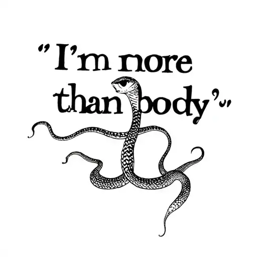 "I’m more than my body" I would like to have a tatou medusa, without all the face just to see the eyes and the head with the snake tattoo design idea