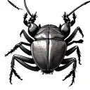 Cockroach tattoo design idea