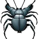 Cockroach tattoo design idea