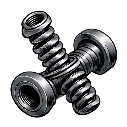 Camshaft tattoo design idea