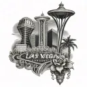 Las Vegas tattoo design idea