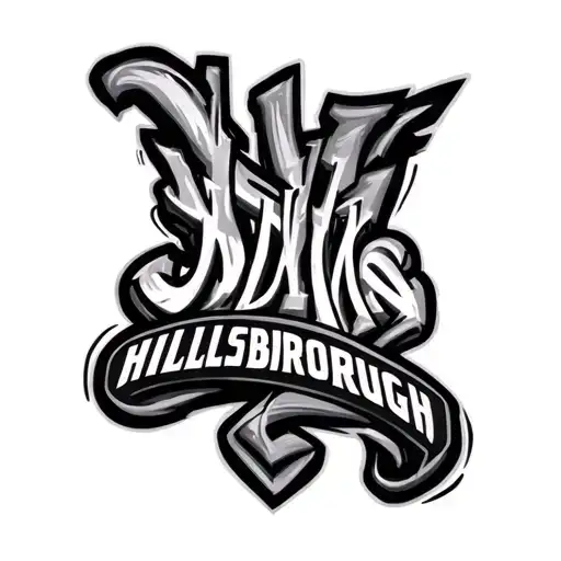 graffiti marker "Hillsborough" tattoo design idea