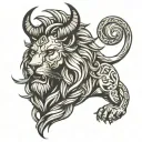 lion tattoo viking  design tattoo design idea