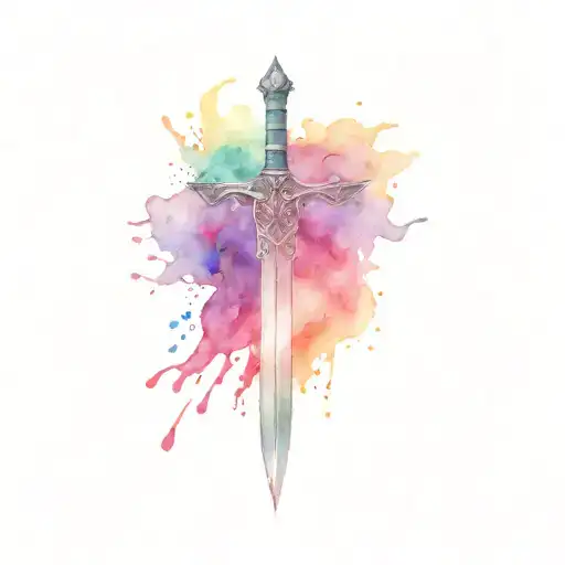 sword of Damocles tattoo design idea