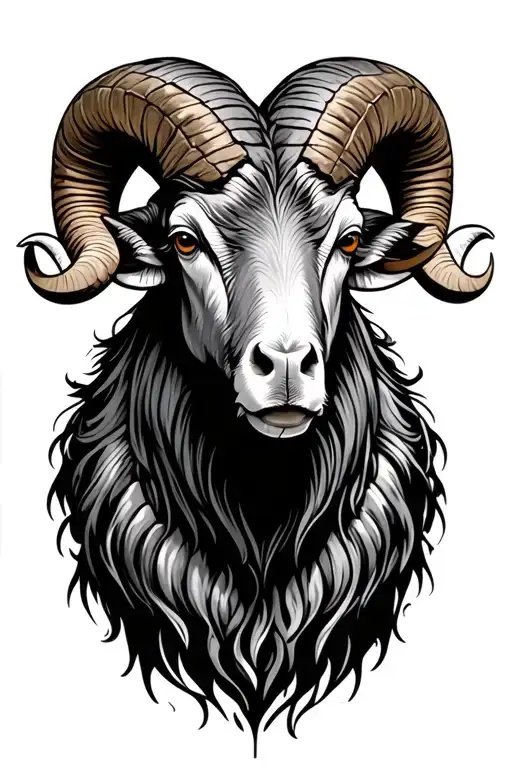 aries ram tattoo design idea
