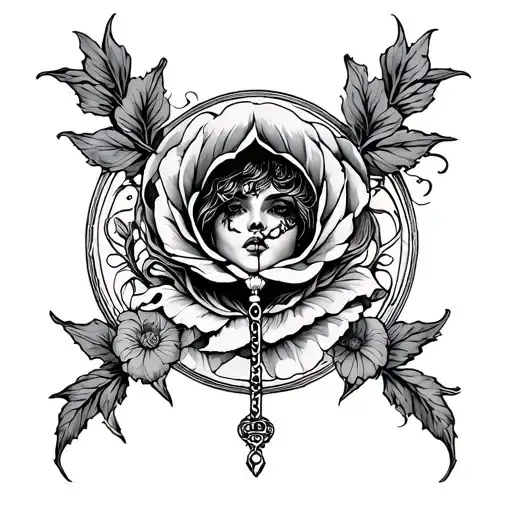 Chastity tattoo design idea