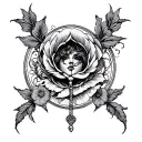 Chastity tattoo design idea