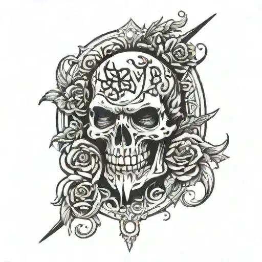 representing the name Slayer tattoo design idea