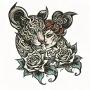 matching couple tattoos tattoo design idea