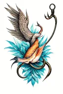 Guam hook morph tattoo design idea