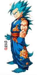 Vegeta tattoo design idea