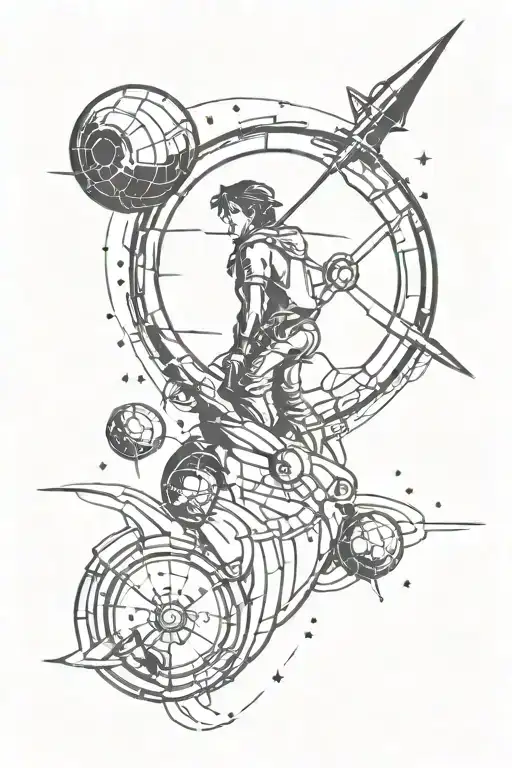 Treasure planet tattoo design idea