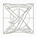 A minimalist design of a martial arts black belt intertwined with a Christian cross symbol tattoo design idea