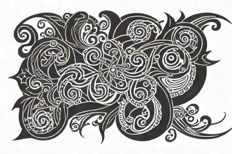pictish art inspired tattoo tattoo design idea
