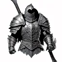 Gladiator Armor tattoo design idea