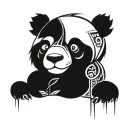 panda tattoo design idea