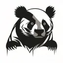panda tattoo design idea