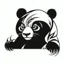 panda tattoo design idea