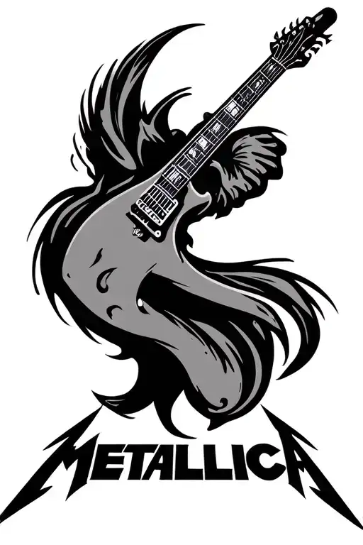 Metallica logo tattoo design idea