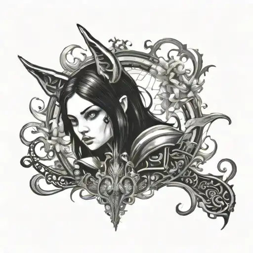 Alice: Madness returns video game tattoo design idea