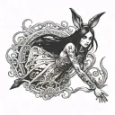 Alice: Madness returns video game tattoo design idea