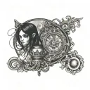 Alice: Madness returns video game tattoo design idea