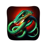 2 headed hydra snake wrapping tattoo design idea