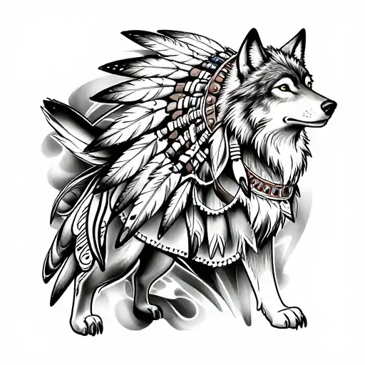 327 Native American Wolf Tattoo Ideas In 2026 BlackInk AI 327 Native American Wolf Tattoo Ideas In 2026 BlackInk AI