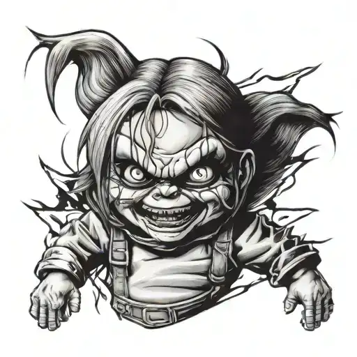 Chucky Illuminati real is rare tattoo design idea