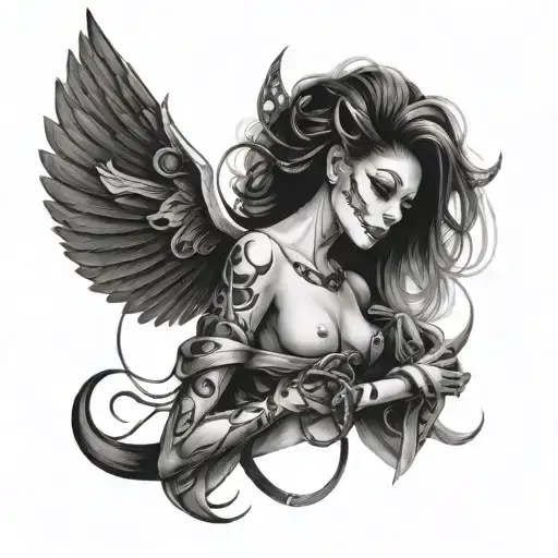 Incorporate elements of BDSM art in a subtle and sophisticated way tattoo design idea