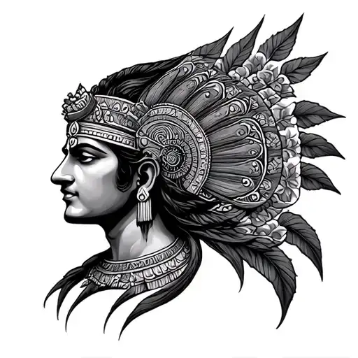 Mahabharat tattoo design idea