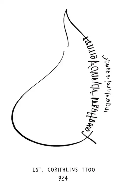 1st Corinthians 9:24 tattoo design idea